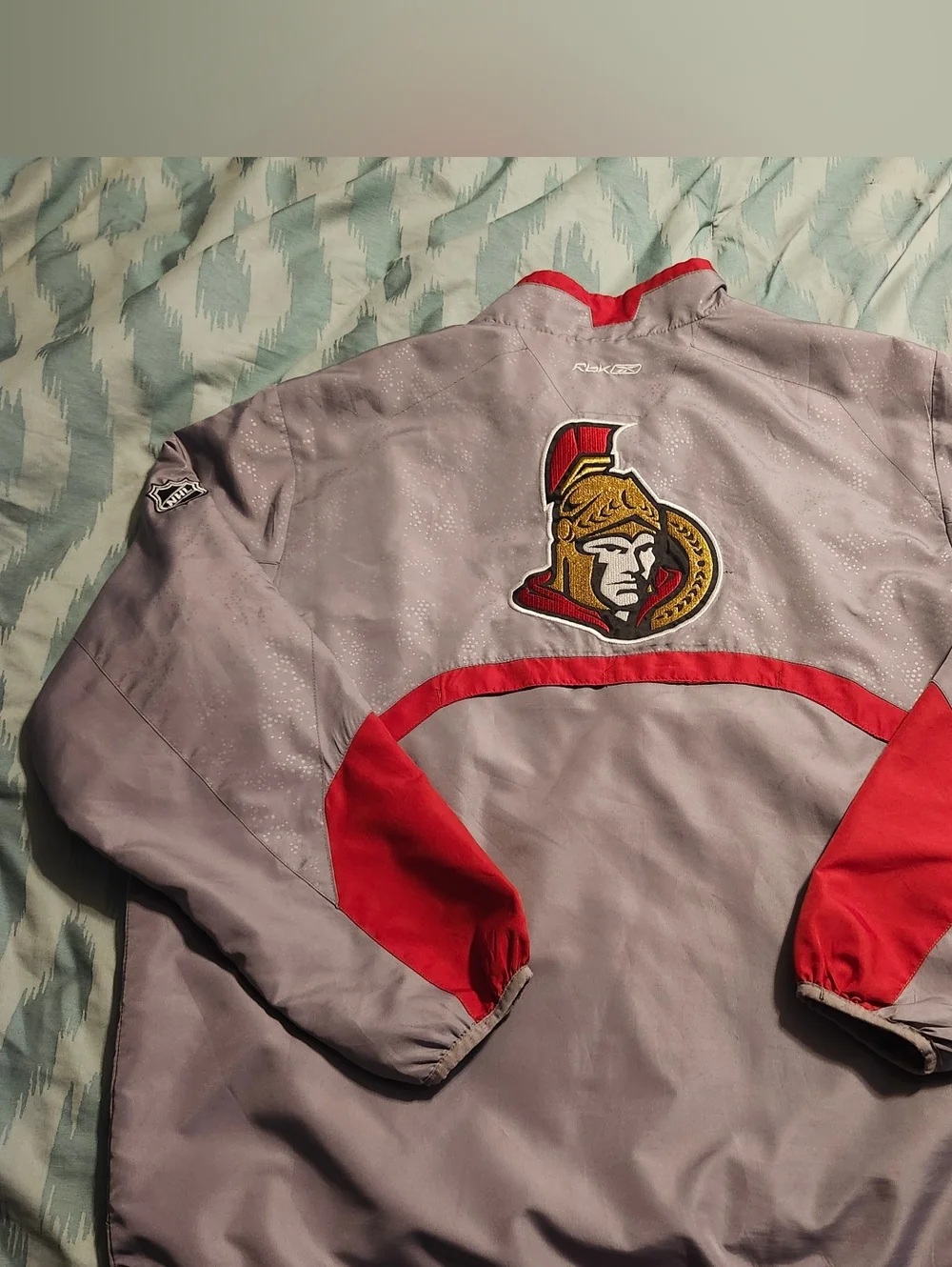 Ottawa Senators Reebok Pullover Windbreaker Jacket Men's Size Large - Picture 10 of 12